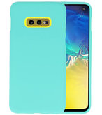 Color TPU Hoesje voor Samsung Galaxy S10e Turquoise