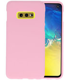 Color TPU Hoesje voor Samsung Galaxy S10e Roze