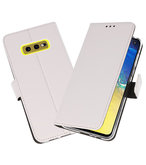 Wallet Cases Hoesje voor Samsung Galaxy S10e Wit