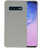 Color TPU Hoesje voor Samsung Galaxy S10 Grijs