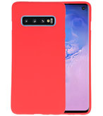 Color TPU Hoesje voor Samsung Galaxy S10 Rood
