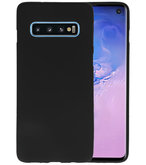 Color TPU Hoesje voor Samsung Galaxy S10 Zwart