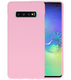 Color TPU Hoesje voor Samsung Galaxy S10 Plus Roze