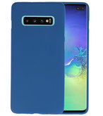 Color TPU Hoesje voor Samsung Galaxy S10 Plus Navy
