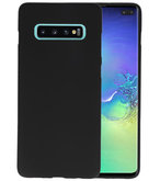 Color TPU Hoesje voor Samsung Galaxy S10 Plus Zwart