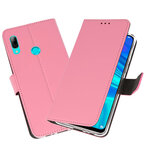 Wallet Cases Hoesje voor Huawei P Smart 2019 Roze