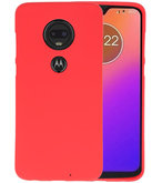 Color TPU Hoesje voor Motorola Moto G7 Rood