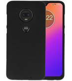Color TPU Hoesje voor Motorola Moto G7 Zwart
