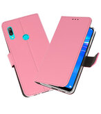 Wallet Cases Hoesje voor Huawei Y7 / Y7 Prime (2019) Roze