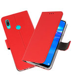 Wallet Cases Hoesje voor Huawei Y7 / Y7 Prime (2019) Rood