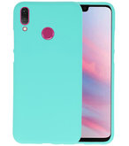 Color TPU Hoesje voor Huawei Y9 2019 Turquoise