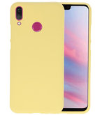 Color TPU Hoesje voor Huawei Y9 2019 Geel