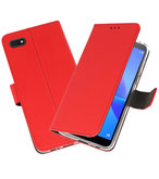 Wallet Cases Hoesje voor Huawei Y5 Lite 2018 Rood