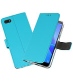 Wallet Cases Hoesje voor Huawei Y5 Lite 2018 Blauw