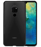 Magnetic Back Cover voor Huawei Mate 20 Zwart - Transparant