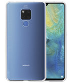 Magnetic Back Cover voor Mate 20 X Zilver - Transparant
