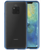 Magnetic Back Cover voor Mate 20 Pro Blauw - Transparant