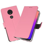 Booktype Wallet Cases Hoesje voor Motorola Moto G7 / G7 Plus Roze