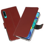 Booktype Wallet Cases Hoesje voor Huawei P30 Bruin