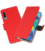 Booktype Wallet Cases Hoesje voor Huawei P30 Rood