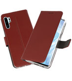 Booktype Wallet Cases Hoesje voor Huawei P30 Pro Bruin