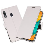 Booktype Wallet Cases Hoesje voor Samsung Galaxy A30 Wit