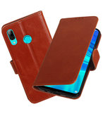 Motief Bookstyle Hoesje voor Huawei Honor 10 Lite Bruin