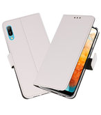 Booktype Wallet Cases Hoesje voor Huawei Y6 Pro 2019 Wit