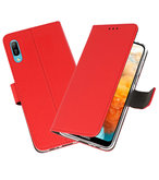 Booktype Wallet Cases Hoesje voor Huawei Y6 Pro 2019 Rood