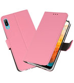 Booktype Wallet Cases Hoesje voor Huawei Y6 Pro 2019 Roze