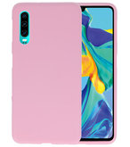 Color TPU Hoesje voor Huawei P30 Roze
