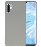 Color TPU Hoesje voor Huawei P30 Pro Grijs