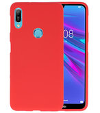 Color TPU Hoesje voor Huawei Y6 (Prime) 2019 Rood