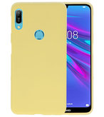 Color TPU Hoesje voor Huawei Y6 (Prime) 2019 Geel