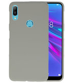 Color TPU Hoesje voor Huawei Y6 (Prime) 2019 Grijs