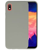 Color TPU Hoesje voor Samsung Galaxy A10 Grijs