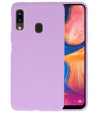 Color TPU Hoesje voor Samsung Galaxy A20 Paars
