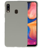 Color TPU Hoesje voor Samsung Galaxy A20 Grijs