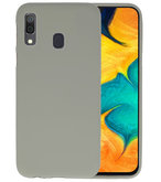 Color TPU Hoesje voor Samsung Galaxy A30 Grijs