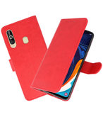 Bookstyle Wallet Cases Hoesje voor Samsung Galaxy A60 Rood