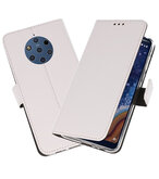 Wallet Cases Hoesje voor Nokia 9 PureView Wit