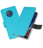 Wallet Cases Hoesje voor Nokia 9 PureView Blauw