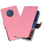 Wallet Cases Hoesje voor Nokia 9 PureView Roze