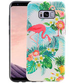Flamingo Design Hardcase Backcover voor Samsung Galaxy S8 Plus
