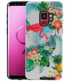 Flamingo Design Hardcase Backcover voor Samsung Galaxy S9