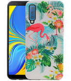 Flamingo Design Hardcase Backcover voor Samsung Galaxy A7 2018