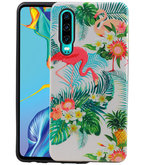 Flamingo Design Hardcase Backcover voor Huawei P30