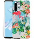 Flamingo Design Hardcase Backcover voor Huawei P30 Pro