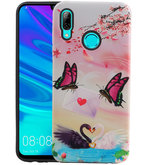 Vlinder Design Hardcase Backcover voor Huawei P Smart 2019