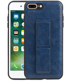 Grip Stand Hardcase Backcover voor iPhone 8 Plus / 7 Plus Blauw